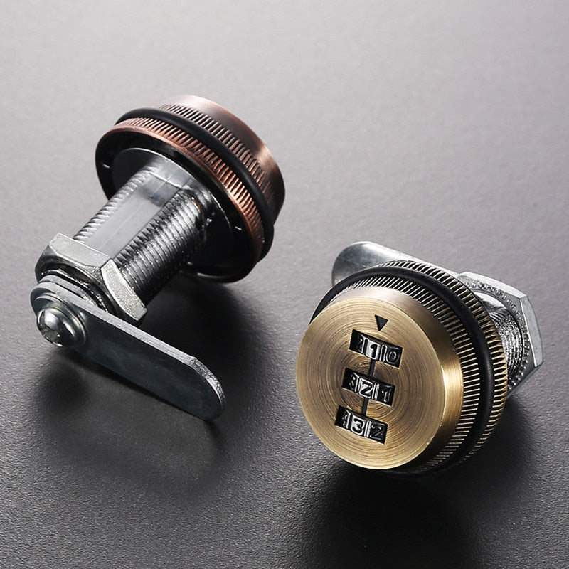 3-Digit Mechanical Password Cabinet Lock - Image 1