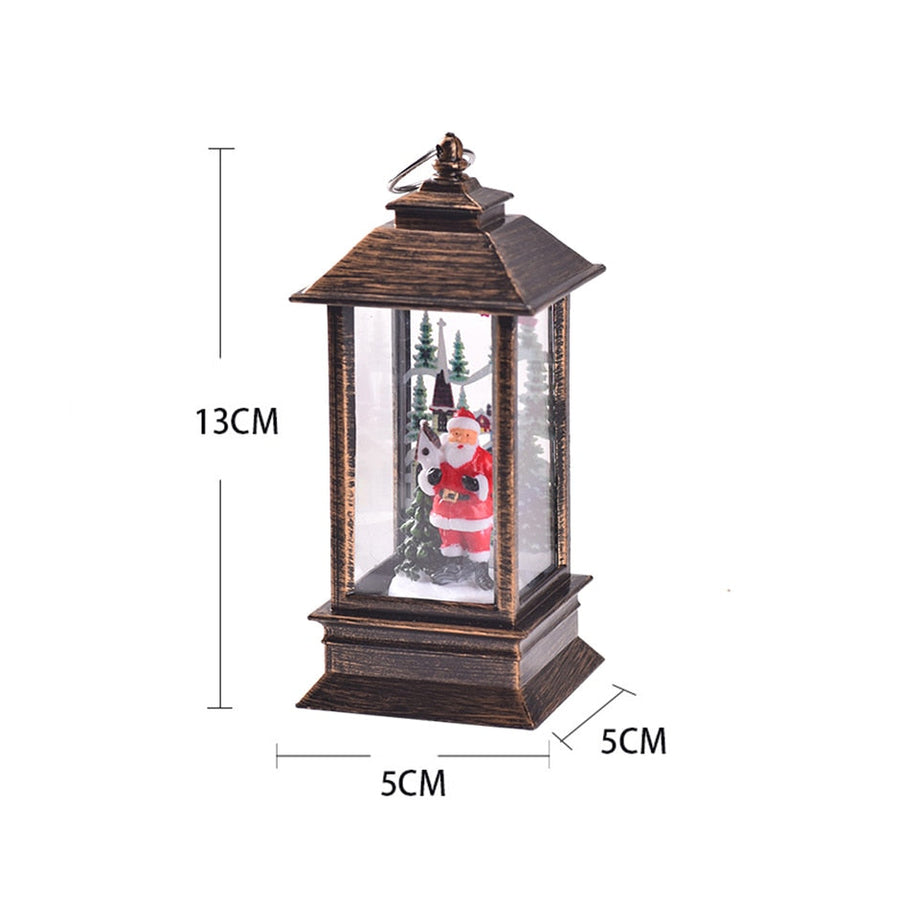 Retro Mini Christmas Lantern - Image 3