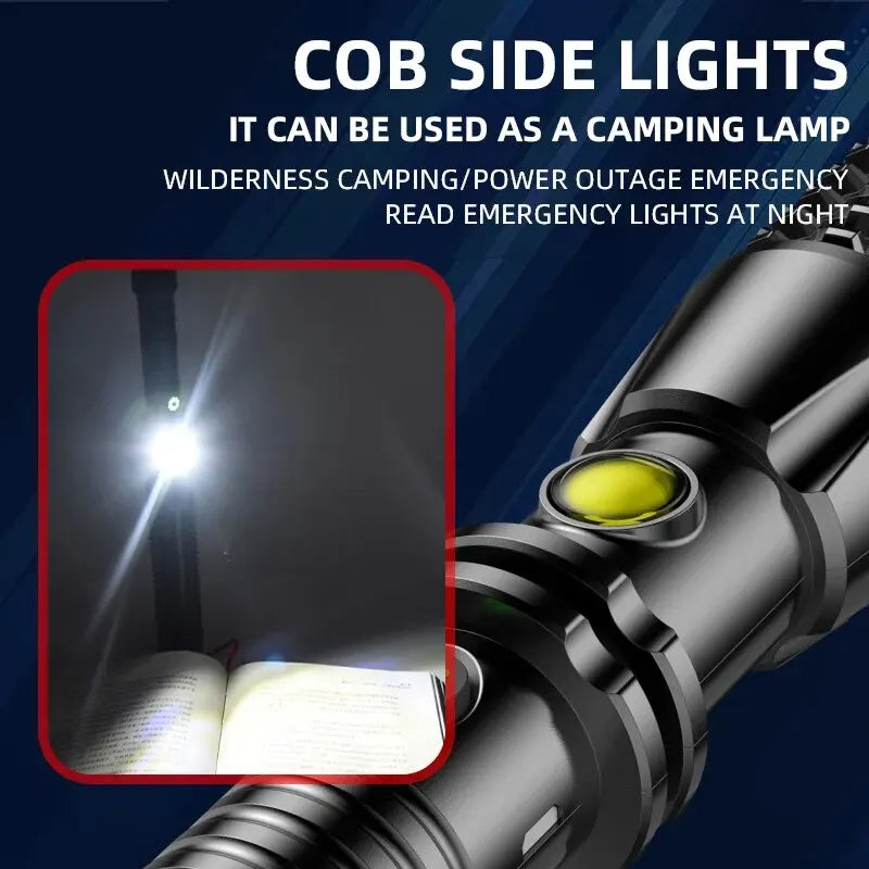 Tactical Self-Defense LED Flashlight Emergency Survival Tool - Image 3