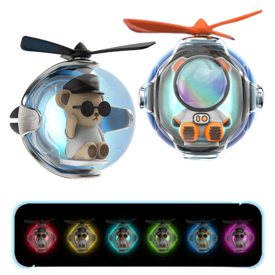 Luminous Helicopter Animals Car Air Freshener - Image 1