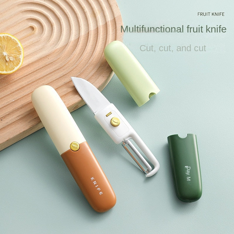 2in1 Vegetable Peeler Home Chef Mini Knife - Image 4