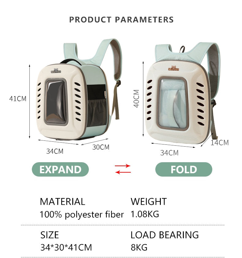 Breathable Pet Pod Carrier Backpack - Image 10
