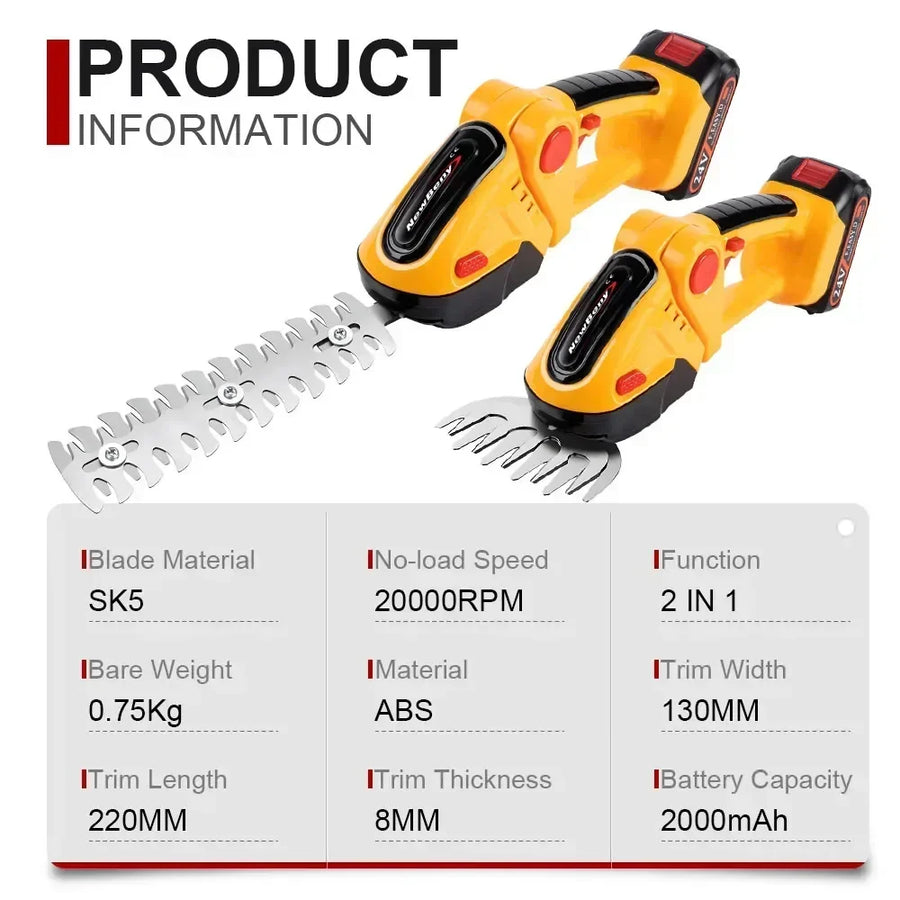 Rapid Trim Cordless Powerful Handheld Mower Tool - Image 2