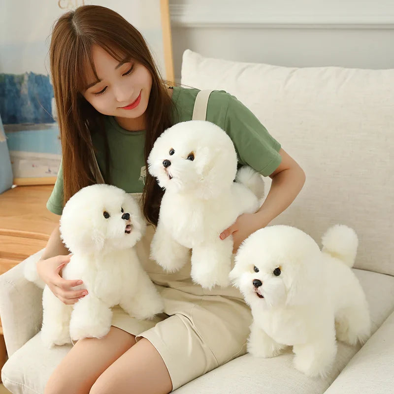 Fluffy Dog Hugging Plushie Pillow - Image 3