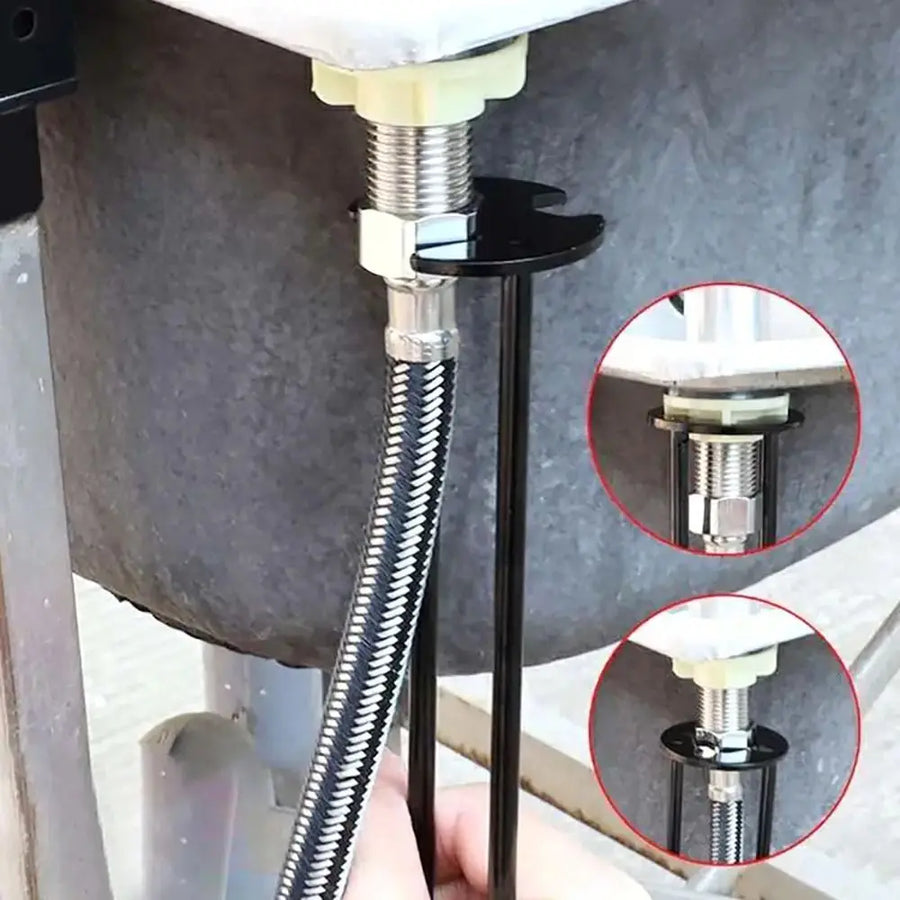 Dual-Headed Easy Repair Faucet Wrench - Image 2