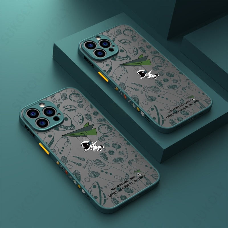 Space Road Relax Astronaut iPhone Case - Image 6
