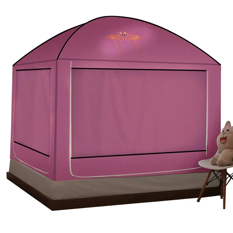 Dust-Proof Anti-Fall Long Sleep Mosquito Bed Tent - Image 4