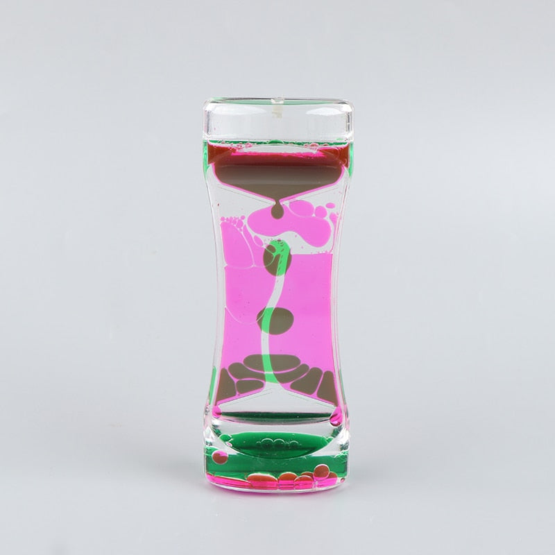 Sand Serenity Relaxing Liquid Motion Hourglass - Image 7