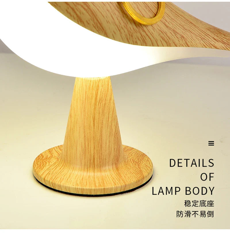 Wooden Bird LED Touch-Switch Night Lamp - Image 4