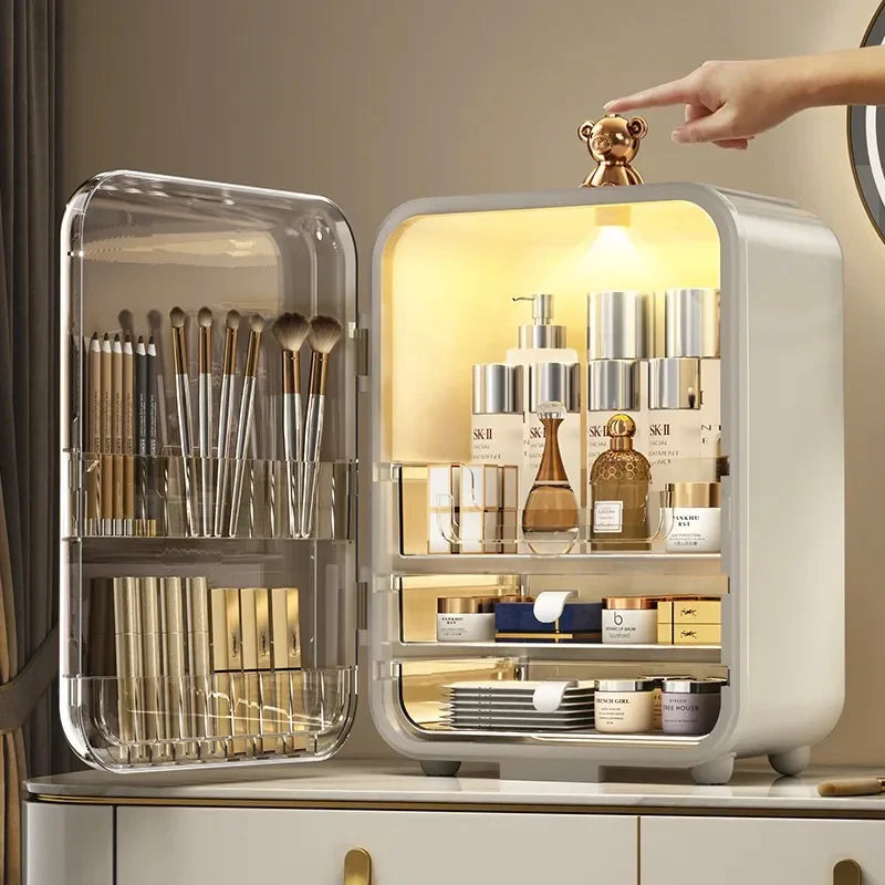 Anti-Dust Large LED Cosmetic Storage Box - Image 0