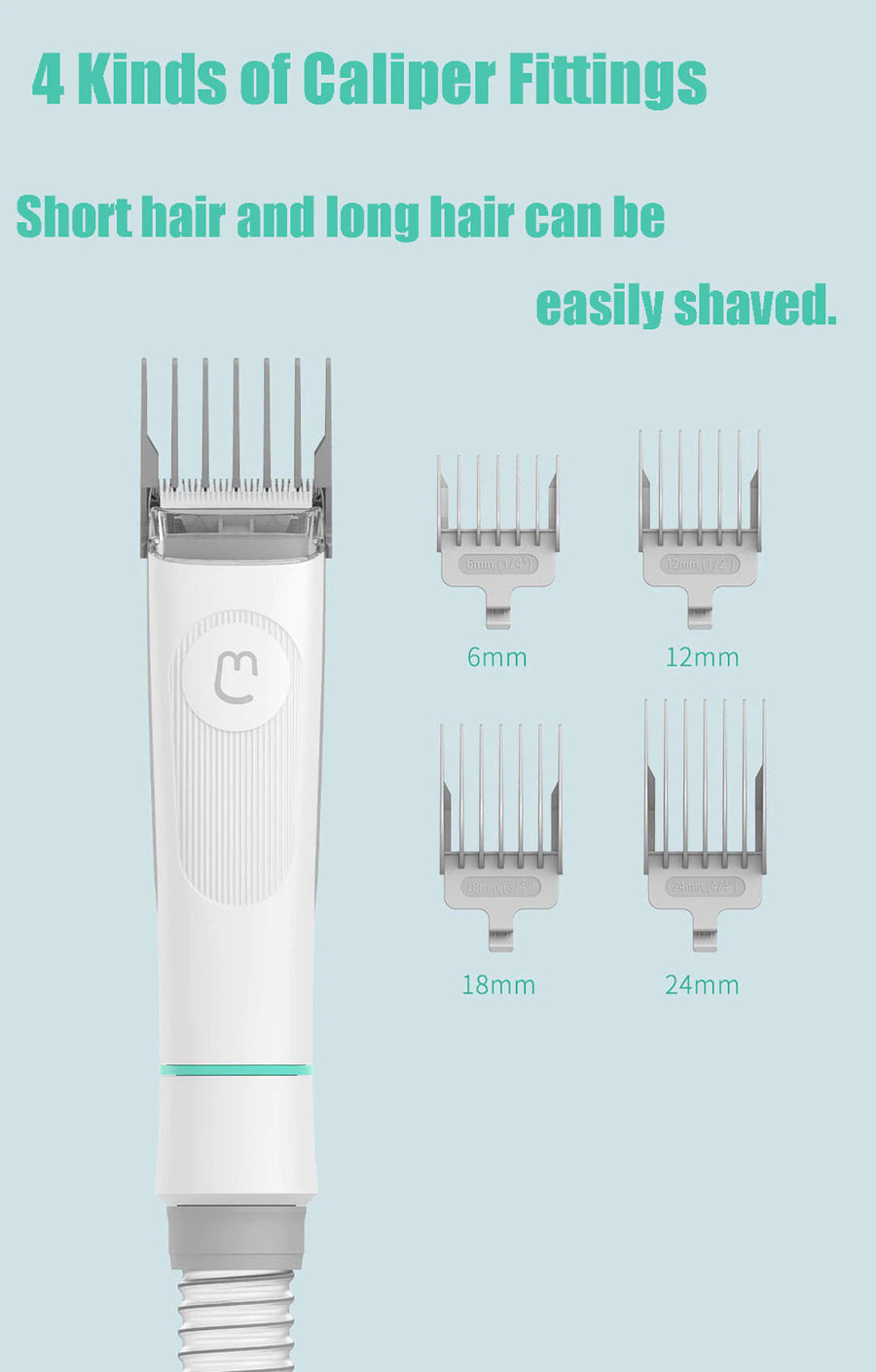 6in1 Electric Pet Grooming Vacuum Cleaner - Image 8