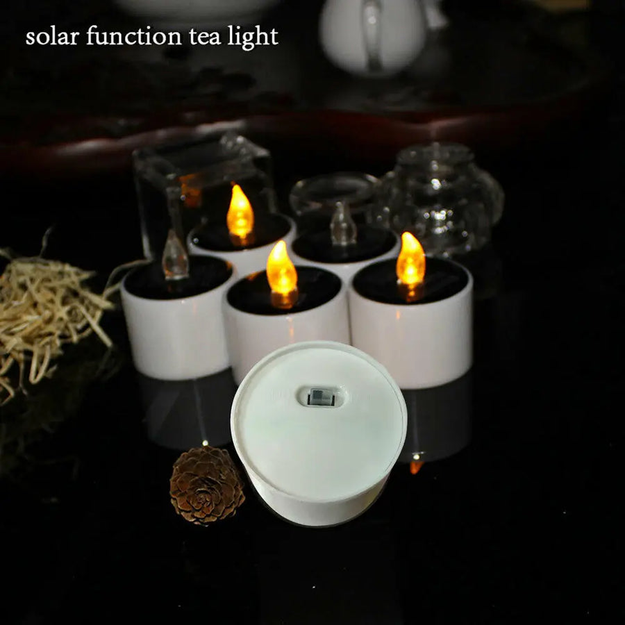 Solar-Powered Mini Candle Lights - Image 2