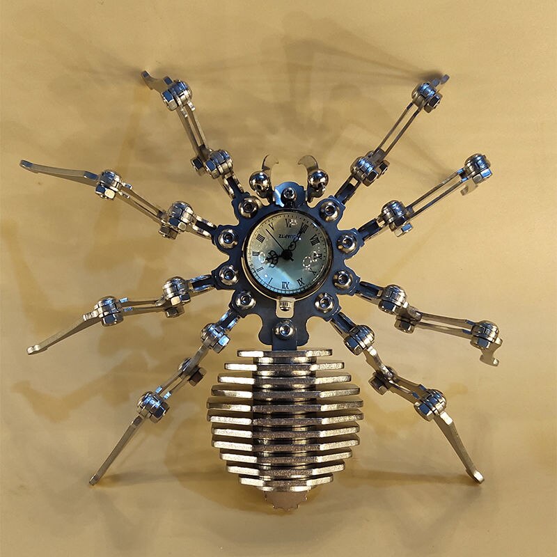 Robot spider Stainless Steel Mechanical Clock - Image 9
