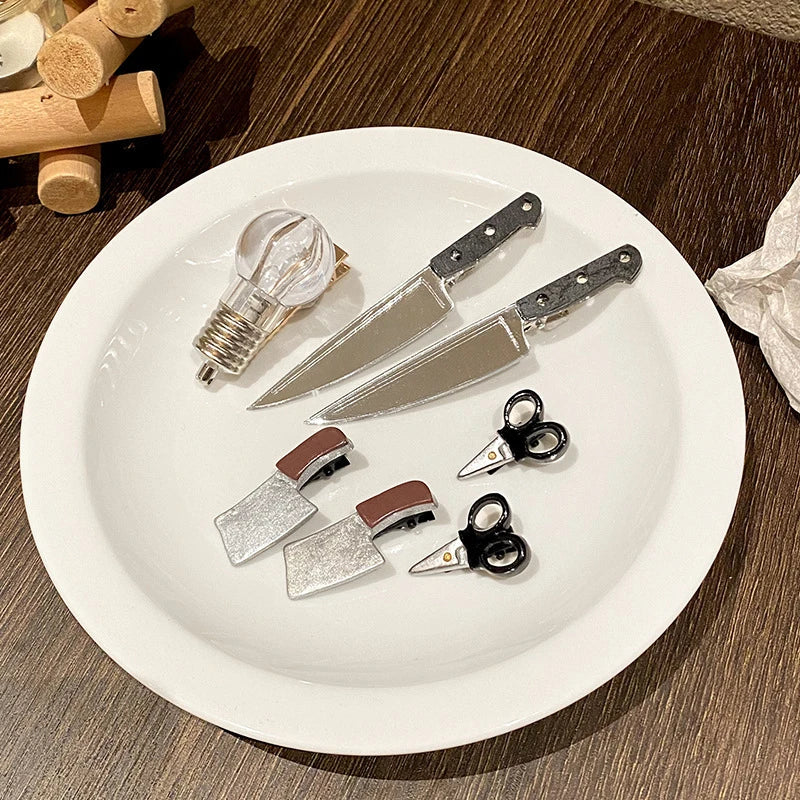Creative Kitchen Silverware Hairpins - Image 1