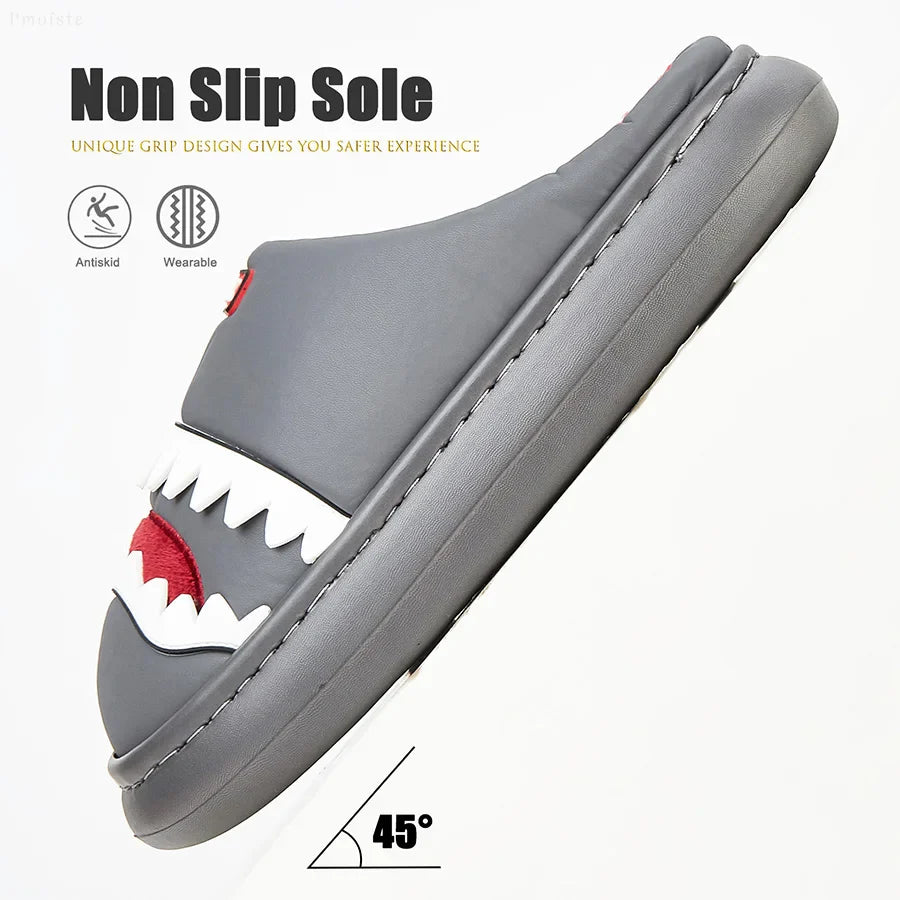 Shark Cozy Warm Soft Slippers - Image 4