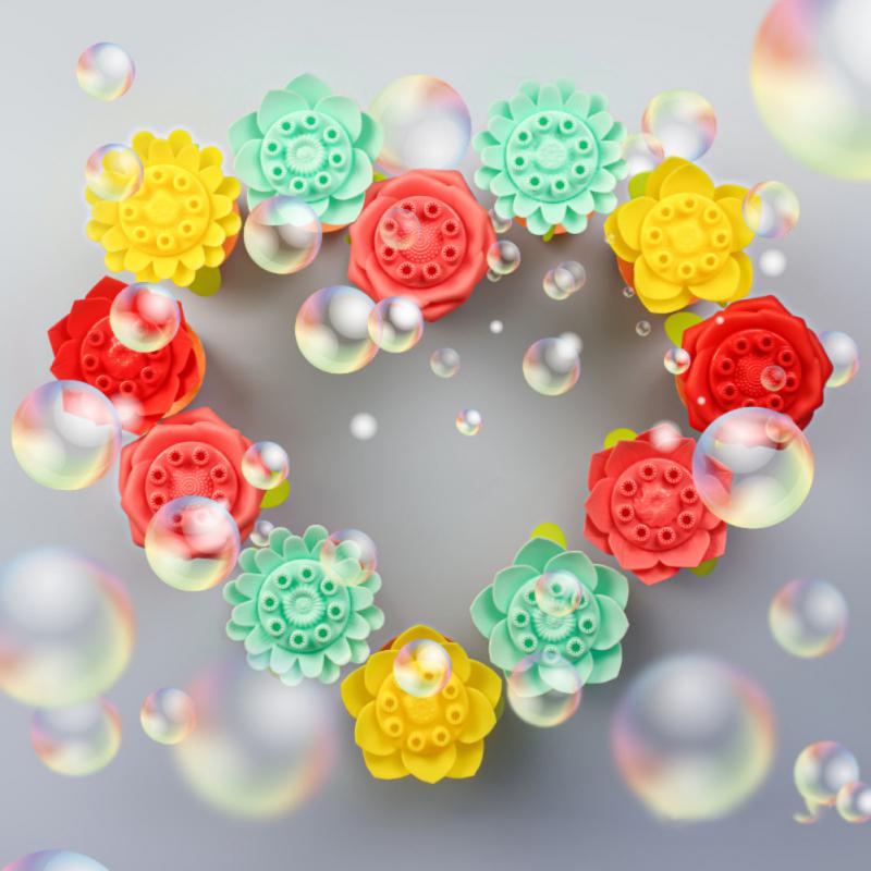 Flower Bubble Maker Toy - Image 5