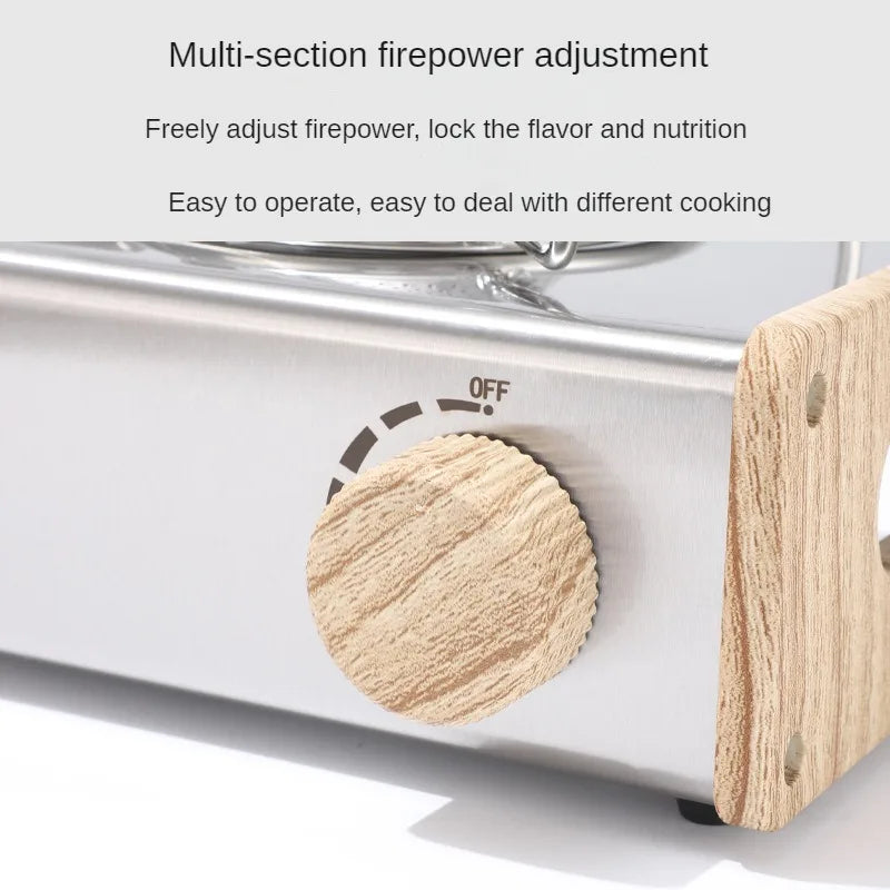 On-the-Go Cooking Stainless Steel Outdoor Camping Stove - Image 3