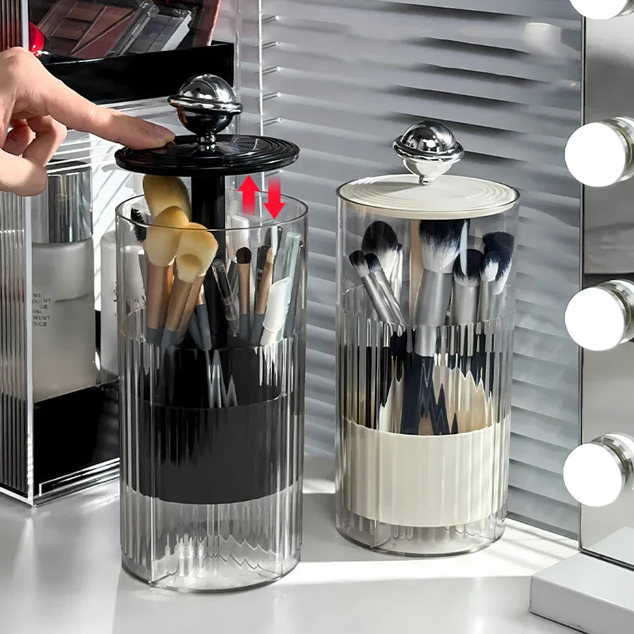 Auto Lift & Luxe Makeup Brush Organizer - Image 5