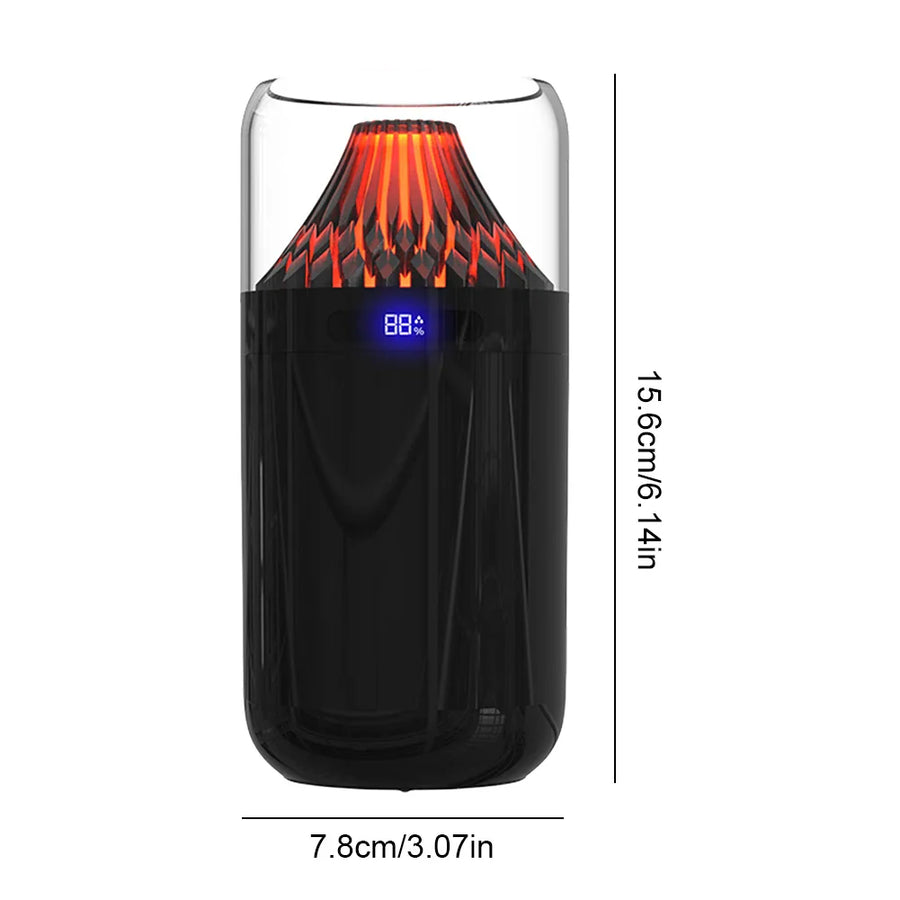 Volcano Flame LED Aromatherapy Essential Oil Mist Diffuser - Image 4