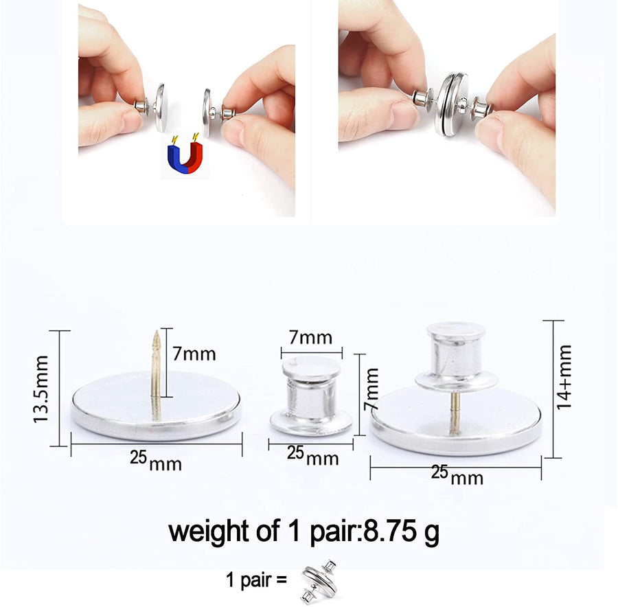 Magnetic Curtain Holder Clip Set - Image 6