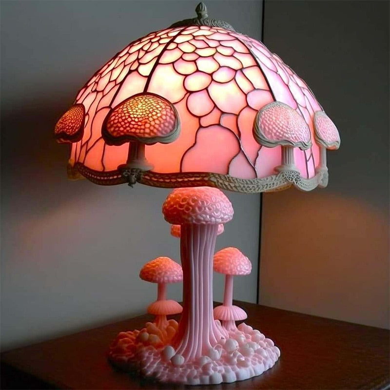 Colorful Mushroom Resin Lamp - Image 6