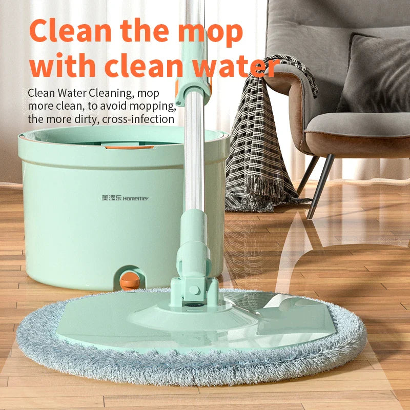 Hands-Free Water Separation Effortless Cleaning Electrostatic Mop - Image 1