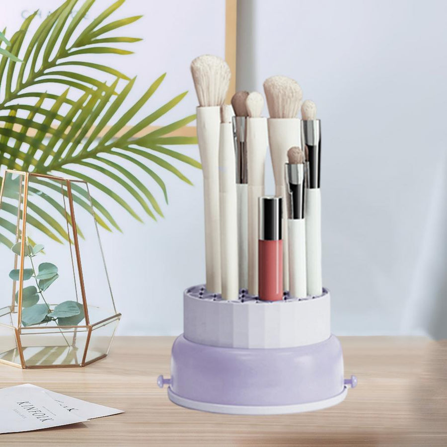 Easy Makeup Cleaning Brush Organizer Storage Box - Image 3