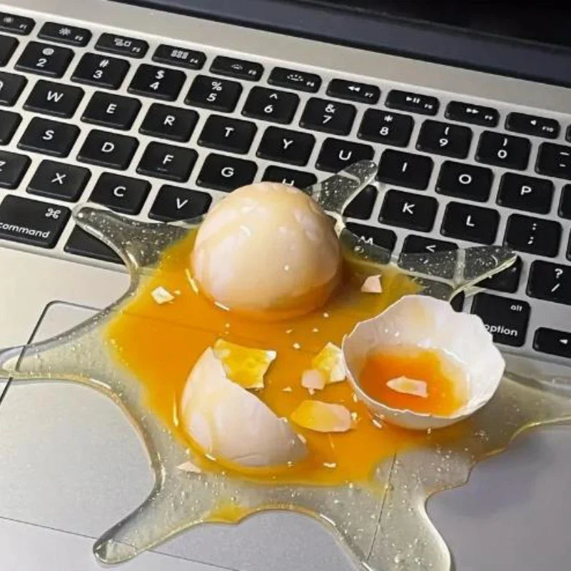 Broken Egg Yolk Universal Phone Stand - Image 1