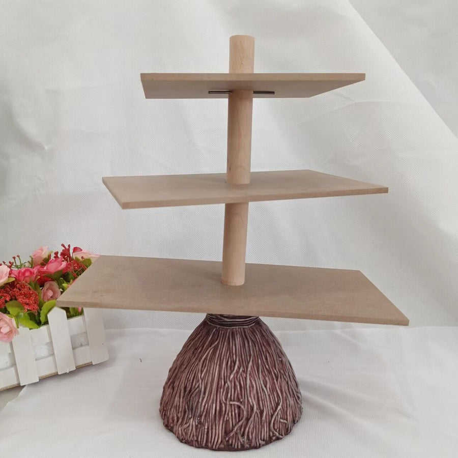 3-Tiered Witch Broom Shape Stand - Image 2