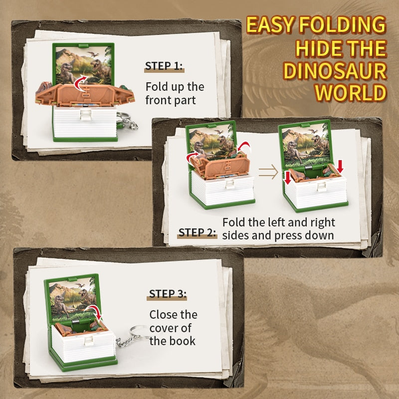 3D Dinosaur Mini Keychain Toy - Image 1