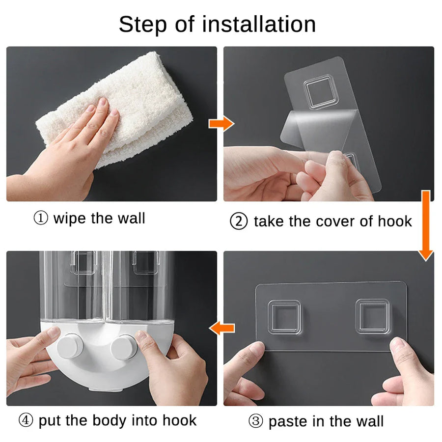 Clear View Wall-Mounted Multi Grain Dispenser - Image 2