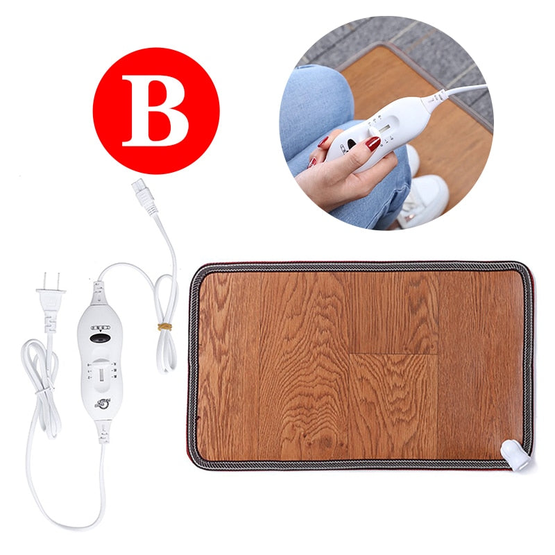 Heat Zone Adjustable Leather Foot Warmer Mat - Image 3
