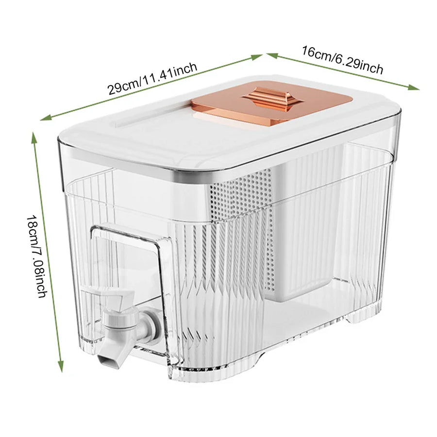 Built-in Spigot Portable Family-Sized Cold Beverage Dispenser - Image 6