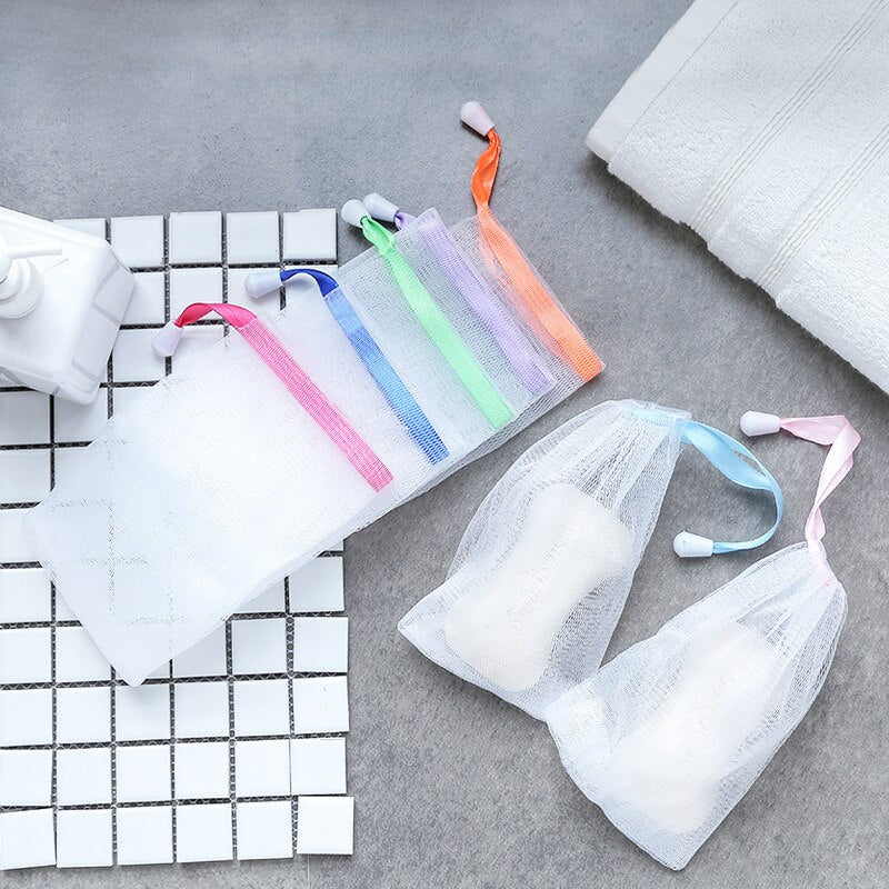 10Pcs Hangable Soap Organizer Mesh Bag - Image 2