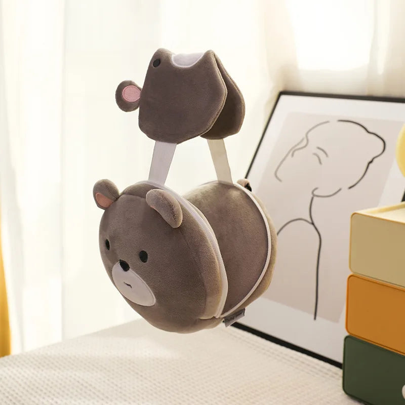 Plush Game Console Eye Mask Travel Pillow - Image 1