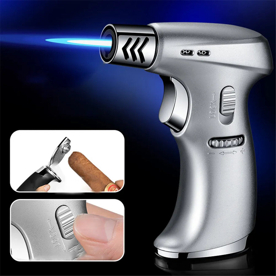 Portable Butane Torch Jet Flame Windproof Lighter - Image 12