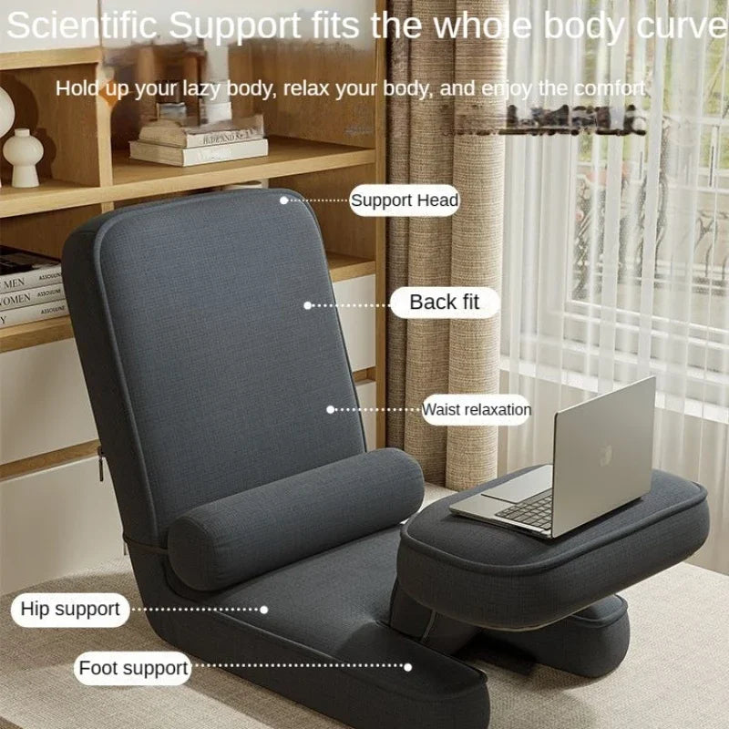 Modern Lounge Multifunctional Lazy Floor Chair - Image 2