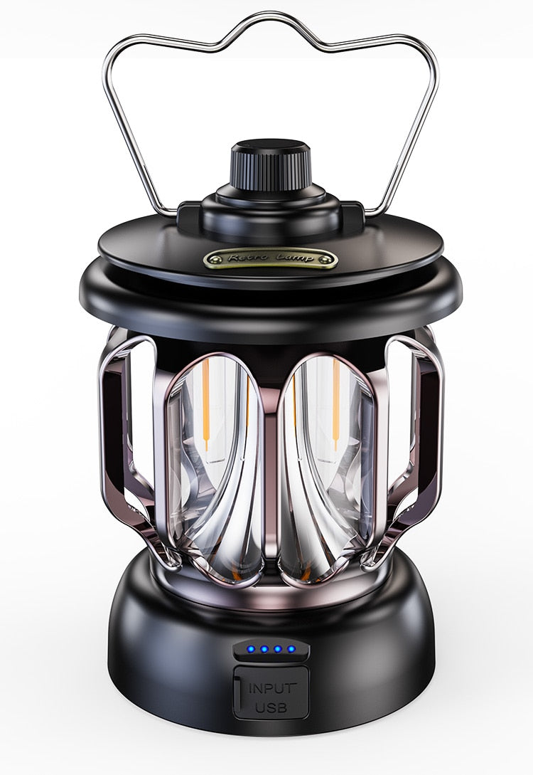 Retro Power Bank Camping LED Lamp - Image 6