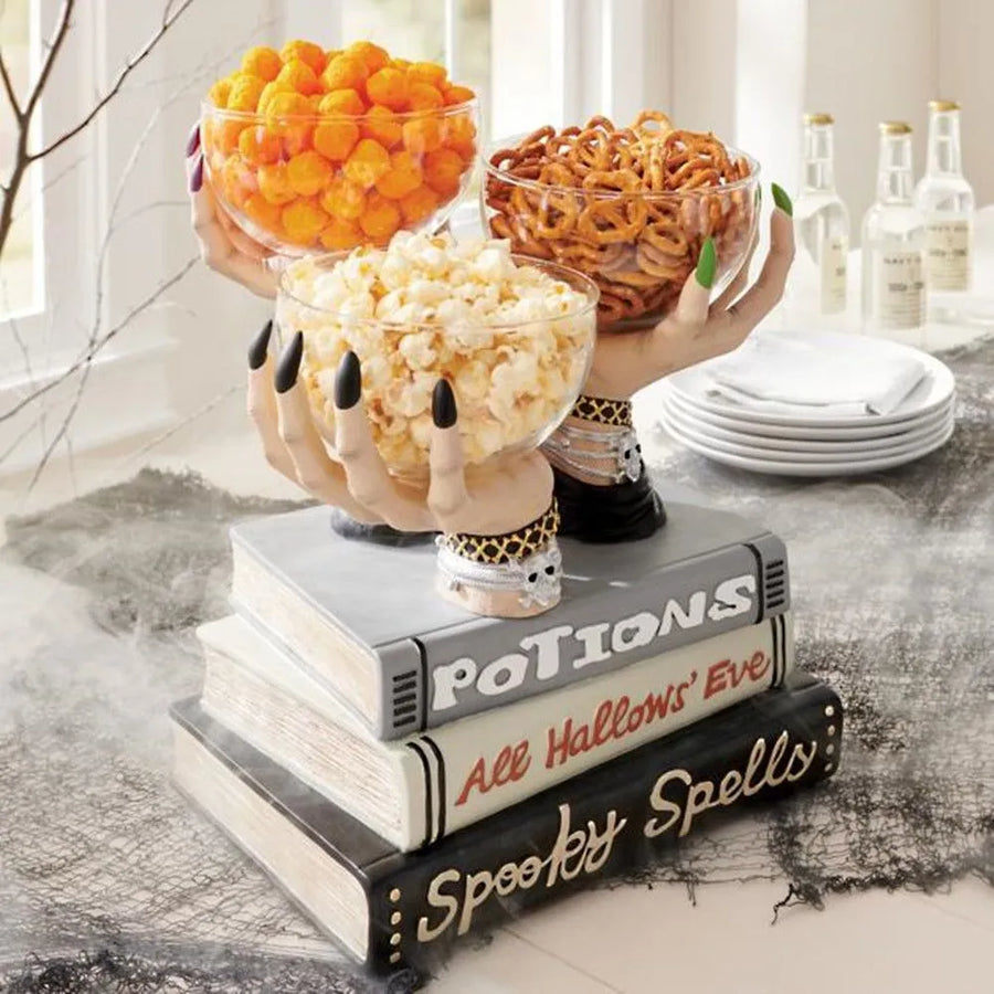 Witch Hand Vintage Resin Party Snack Holder - Image 0