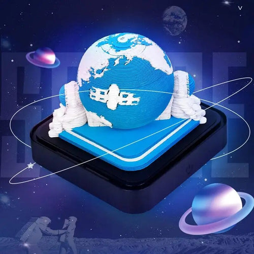3D Earth Wanderer Calendar Memo Pad - Image 0