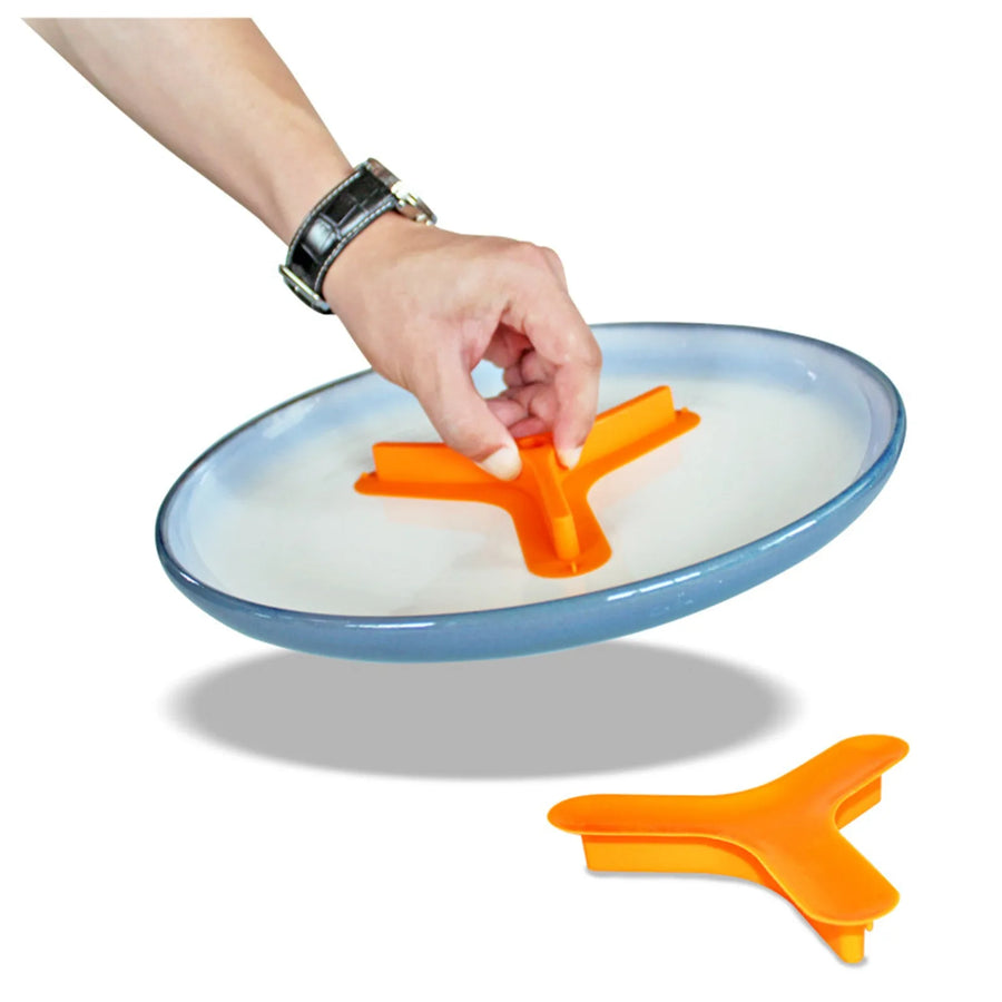 Food-Grade Silicone 3-Compartment Food Separator - Image 1