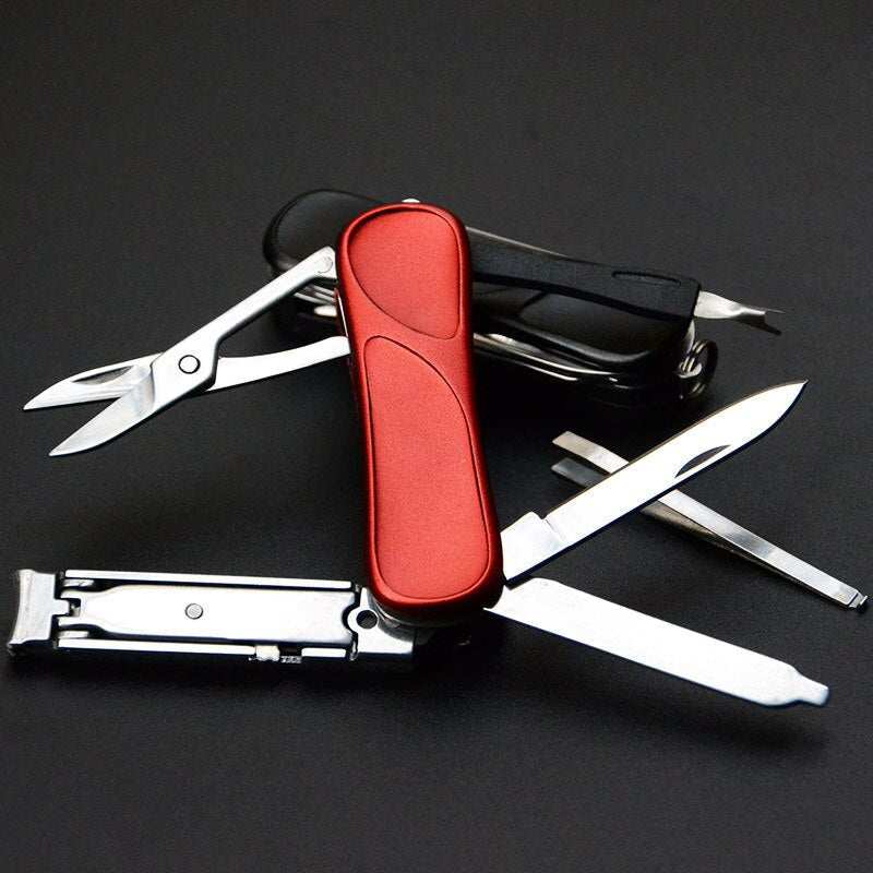 10in1 Stainless Steel EDC Keychain Tool - Image 12