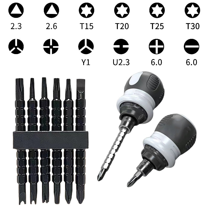 Quick Helper Multifunctional Ratchet Screwdriver Set - Image 3