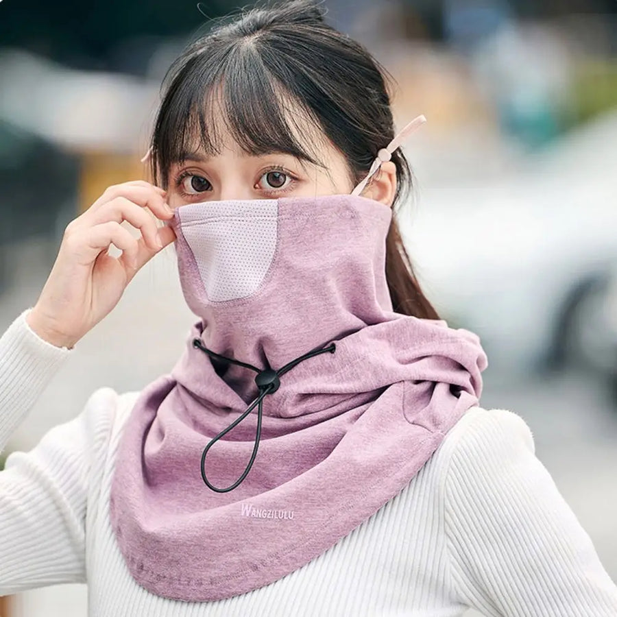 Breathable Sun Shield Ice Silk Face Mask - Image 0