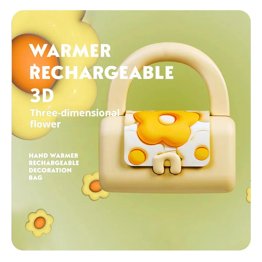 Handbag Digital Display Hand Warmer Power Bank - Image 3