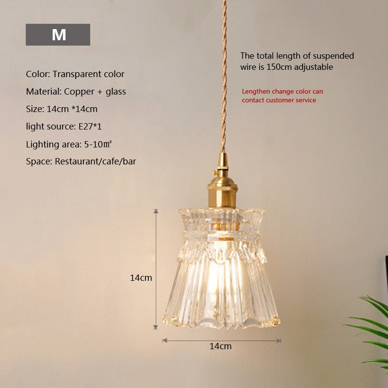 Nordic Brilliance Transparent Glass Pendant Lamp - Image 13