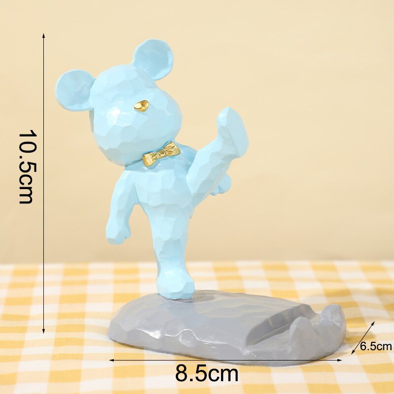 Mini Karate Bear Phone Stand - Image 5
