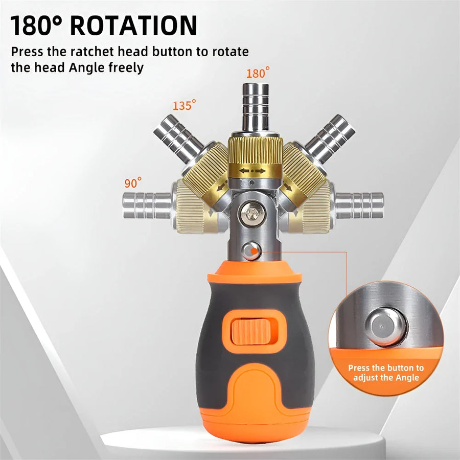 8in1 Mini Magnetic Bits Portable Ratchet Screwdriver - Image 2