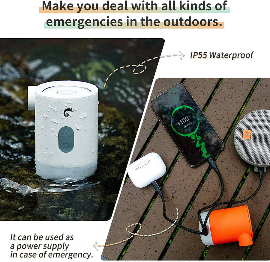 Mini Air Pump Power Bank - Image 1