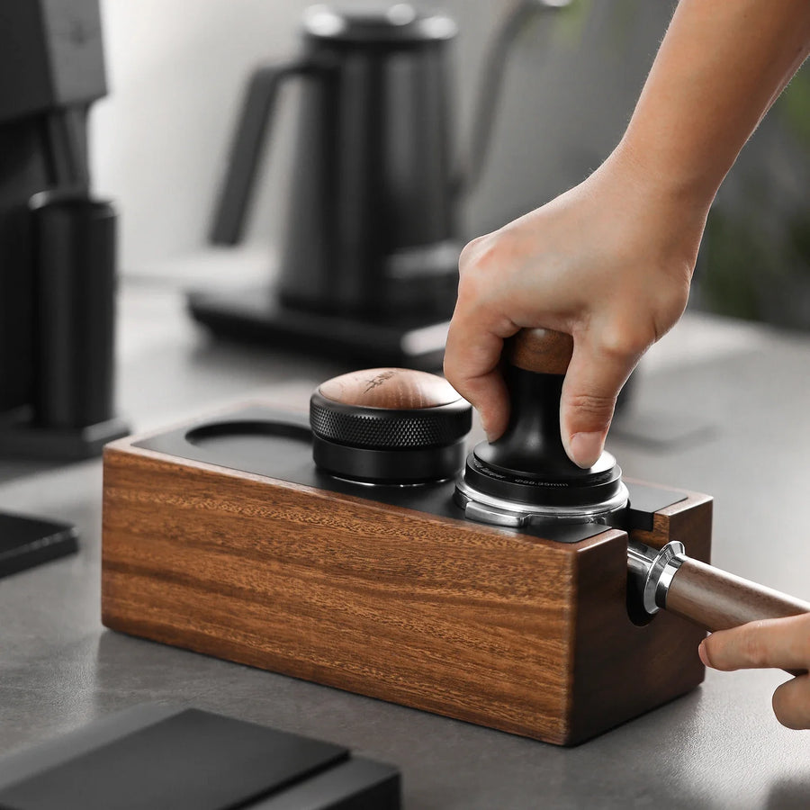 Barista Favorite Vintage Storage Box Tamper Station - Image 0